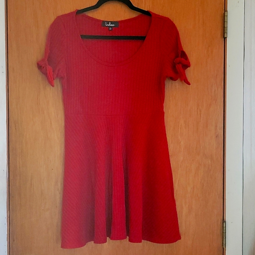 Lulu's Red Mini Dress
